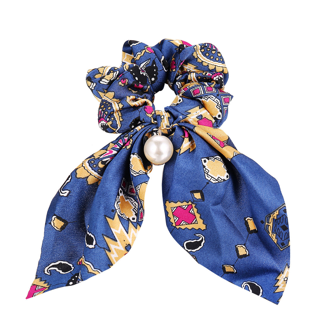 Alloy Pearl Hair Scrunchie Pack