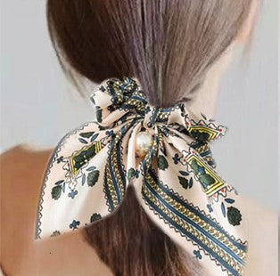 Alloy Pearl Hair Scrunchie Pack