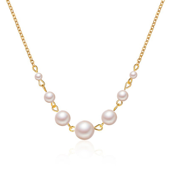 Pearl Gold Alloy Necklace