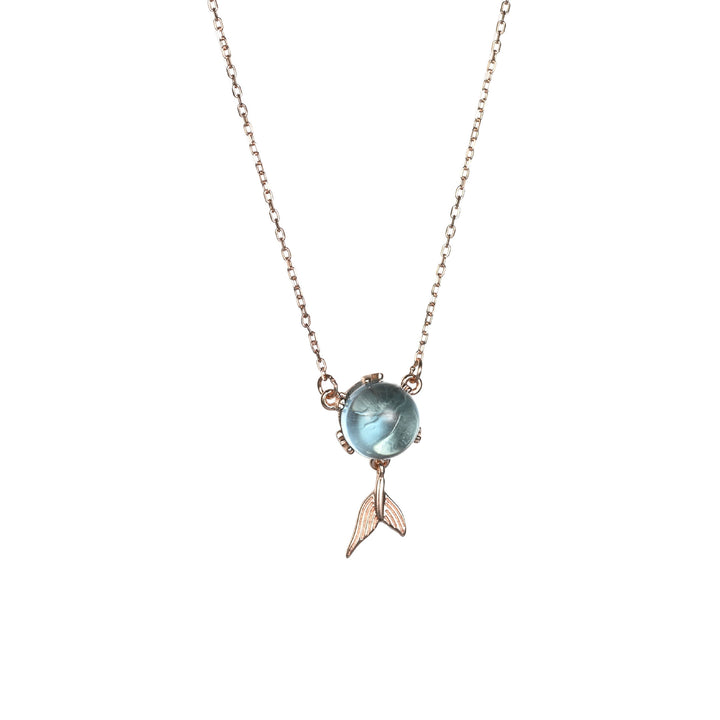 Fish Tail Sterling Silver Necklace
