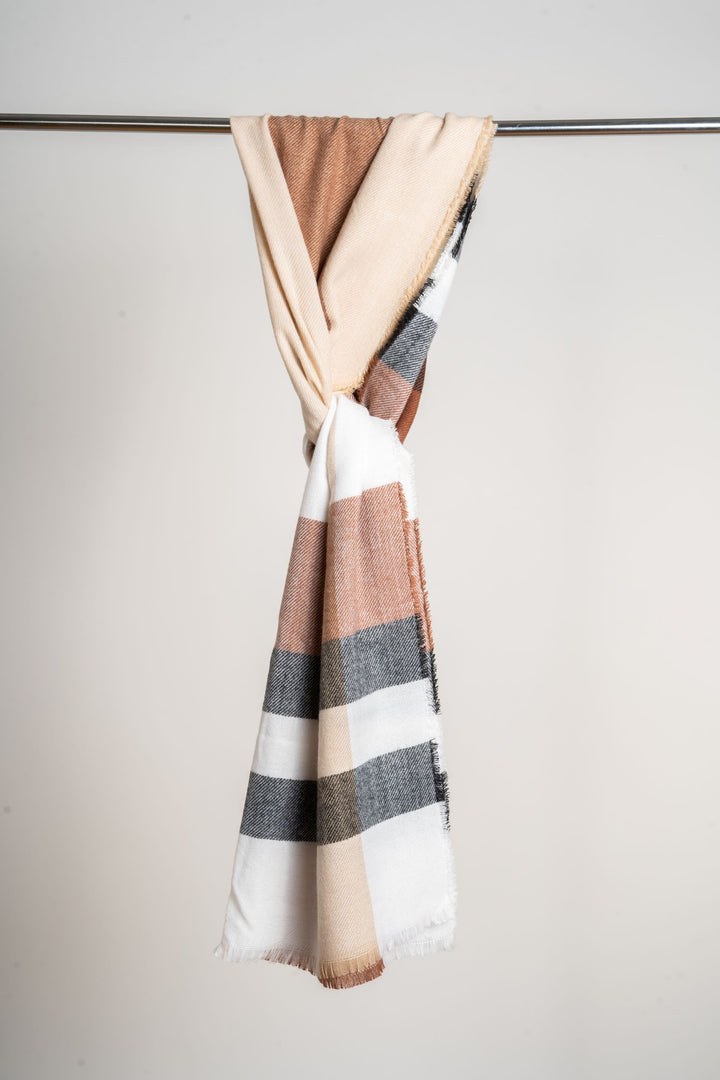 Multi-Colored Striped Scarf