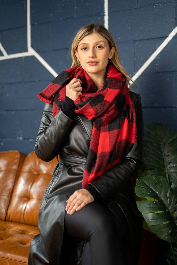 Women's Plaid Scarf | Best Plaid Scarf | LELE Fashion