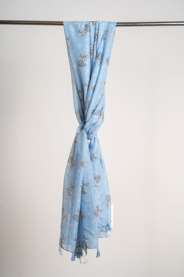 Fox Tassel Scarf | Pink Tassel Scarf | LELE Fashion